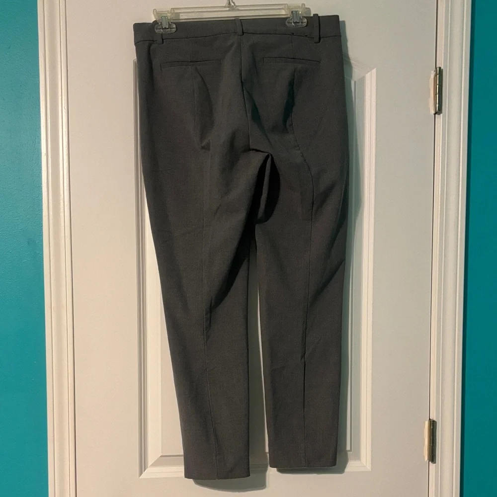 J. Crew Classic Gray Ruby Cropped Trousers